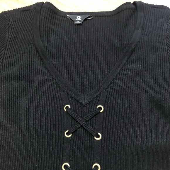 NWOT Guess Ribbed Bodycon Dress - Picture 3 of 4